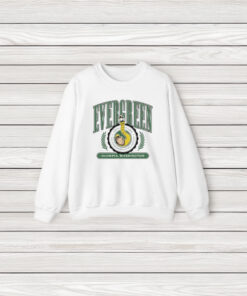 Evergreen State Geoducks Throwback Crest T-Shirt3