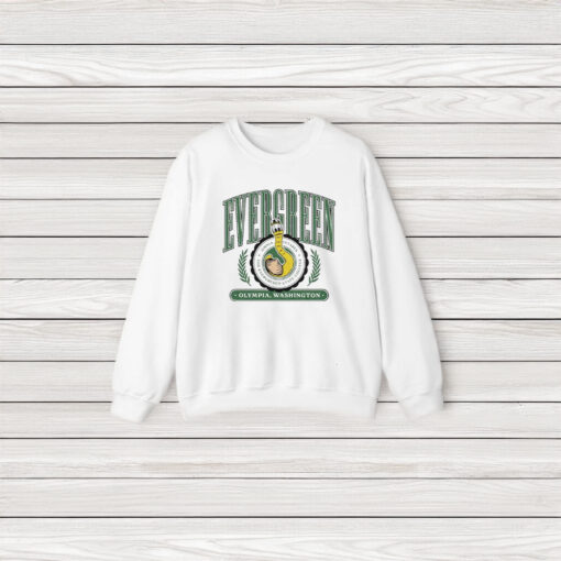 Evergreen State Geoducks Throwback Crest T-Shirt3