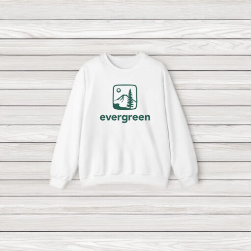 Evergreen State Retro-inspired Logo Ringer T-Shirt