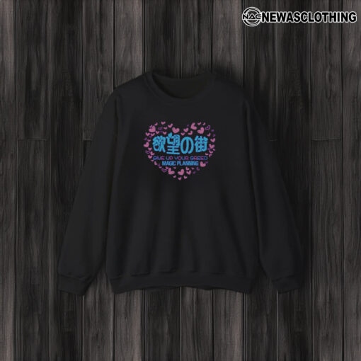 Give Up Your Greed Magic Planning Heart T-Shirt3