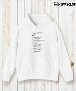 Gracieabrams The Secret Of Us Tracklist T-Shirt1