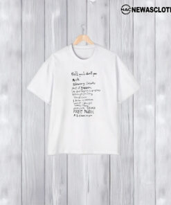 Gracieabrams The Secret Of Us Tracklist T-Shirt2