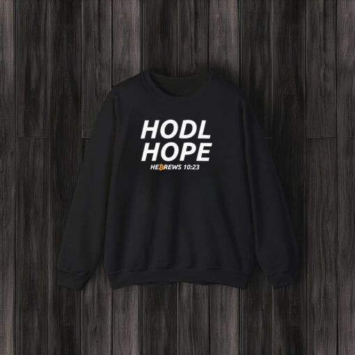 Hodl Hope Hebrews 10 23 Bitcoin T-Shirt