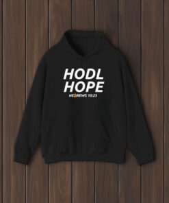 Hodl Hope Hebrews 10 23 Bitcoin T-Shirt1