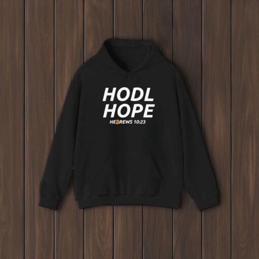 Hodl Hope Hebrews 10 23 Bitcoin T-Shirt1