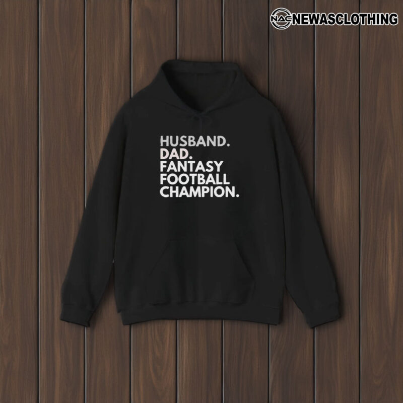 Husband Dad Fantasy Football Champion T-Shirt1