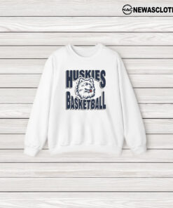 Huskies Basketball Vintage Logo Mascot T-Shirt