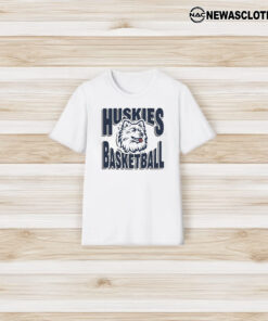 Huskies Basketball Vintage Logo Mascot T-Shirt3