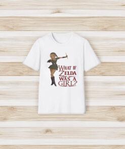 Josh Sawyer What If Zelda Was A Girl T-Shirt3