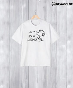 Joy Is A Crime Peanuts T-Shirt1