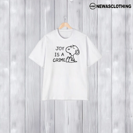 Joy Is A Crime Peanuts T-Shirt1