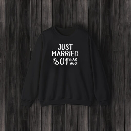 Just Married 01 Year Ago T-Shirt