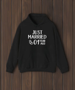 Just Married 01 Year Ago T-Shirt1