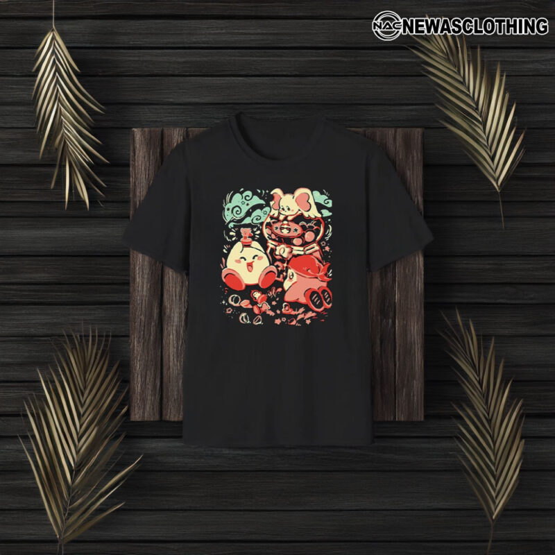 Kirby Right Back Gatcha T-Shirt3