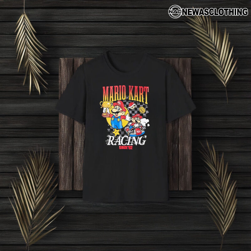 Mario Kart Racing Mineral Wash Since 92 T-Shirt