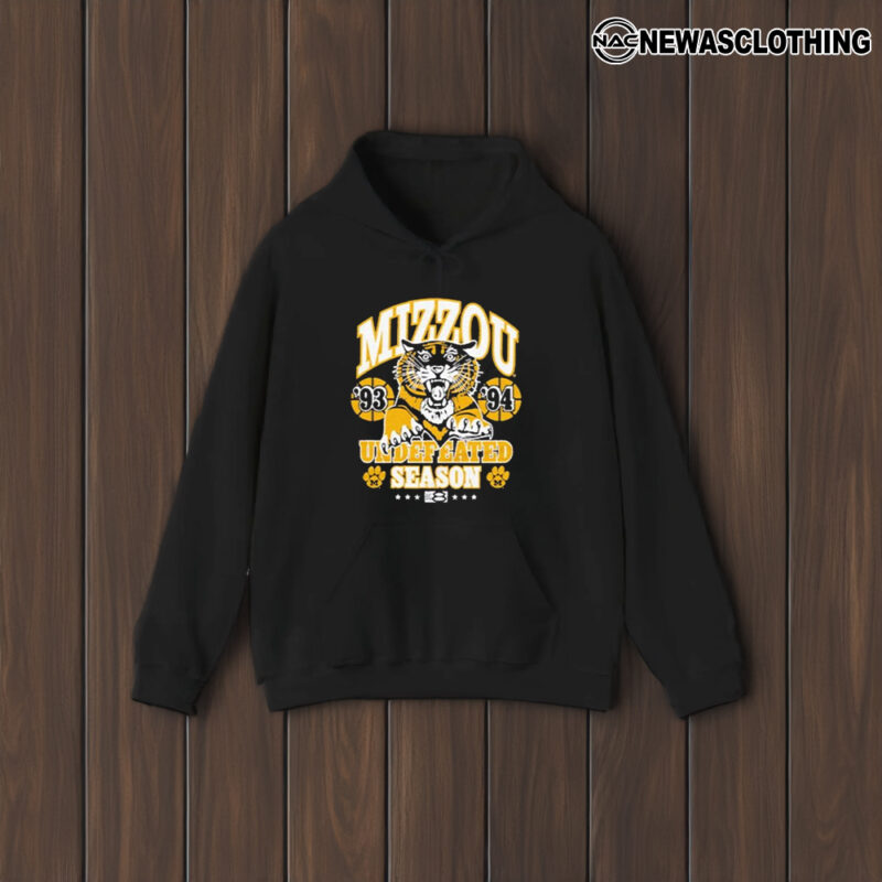 Mizzou Basketball 1993-94 Undefeated Season T-Shirt2