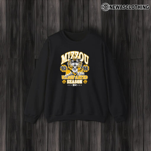 Mizzou Basketball 1993-94 Undefeated Season T-Shirt3