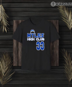 Myles High Club 33 Basketball T-Shirt