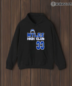 Myles High Club 33 Basketball T-Shirt2