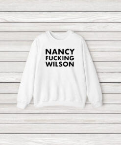 Nancy Wilson NFW Baseball T-Shirt3