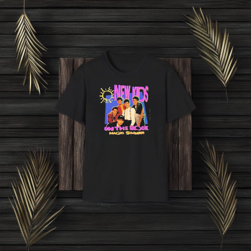 New Kids On The Block Magic Summer Photo T-Shirts3