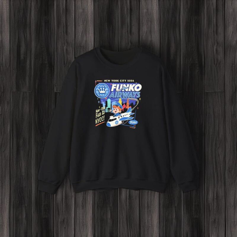 New York City 2024 Funko Airways Non Stop Fun To Nycc T-Shirt