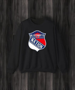 New York Rangers Blue Shirts Nation Rangers Nhl Primary Logo 2024 T-Shirt