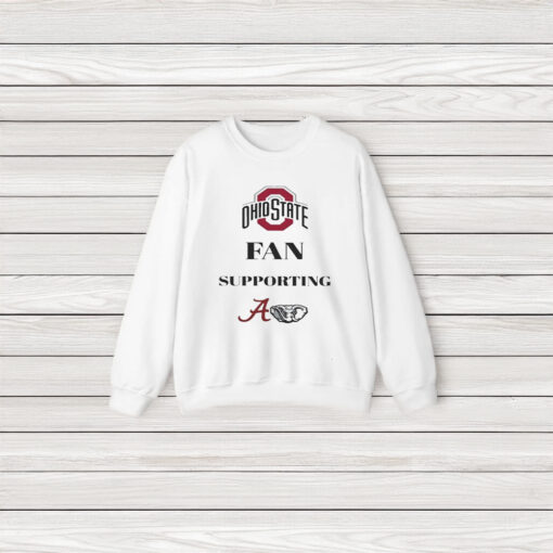 Ohio State Fan Supporting Alabama T-Shirt