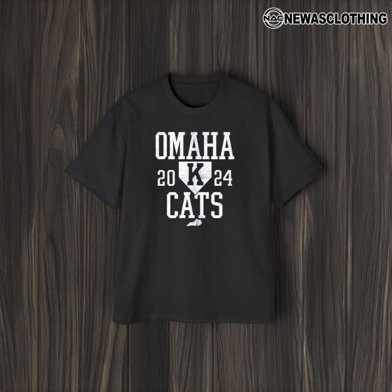 Omaha Cats 2024 K Logo T-Shirt1