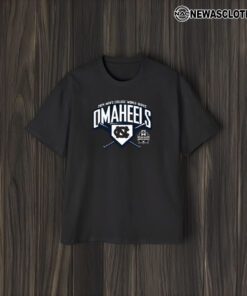 Omaheels Baseball 2024 Men’s College World Series Logo T-Shirt1