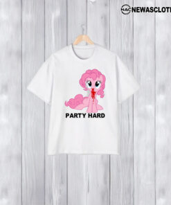 Party Hard Pony T-Shirt1