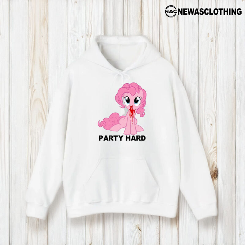 Party Hard Pony T-Shirt2