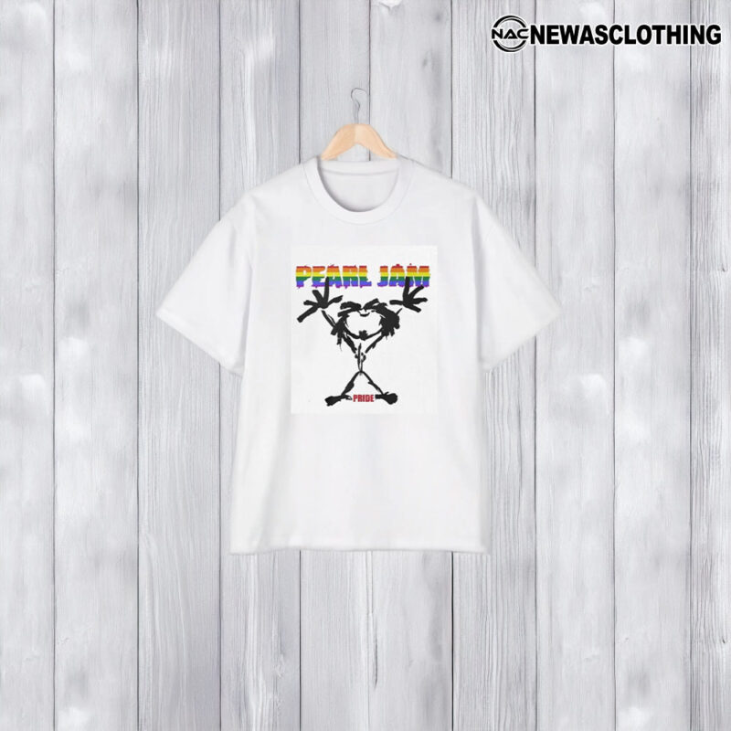 Pearl Jam 2024 Pride Stickman T-Shirt1