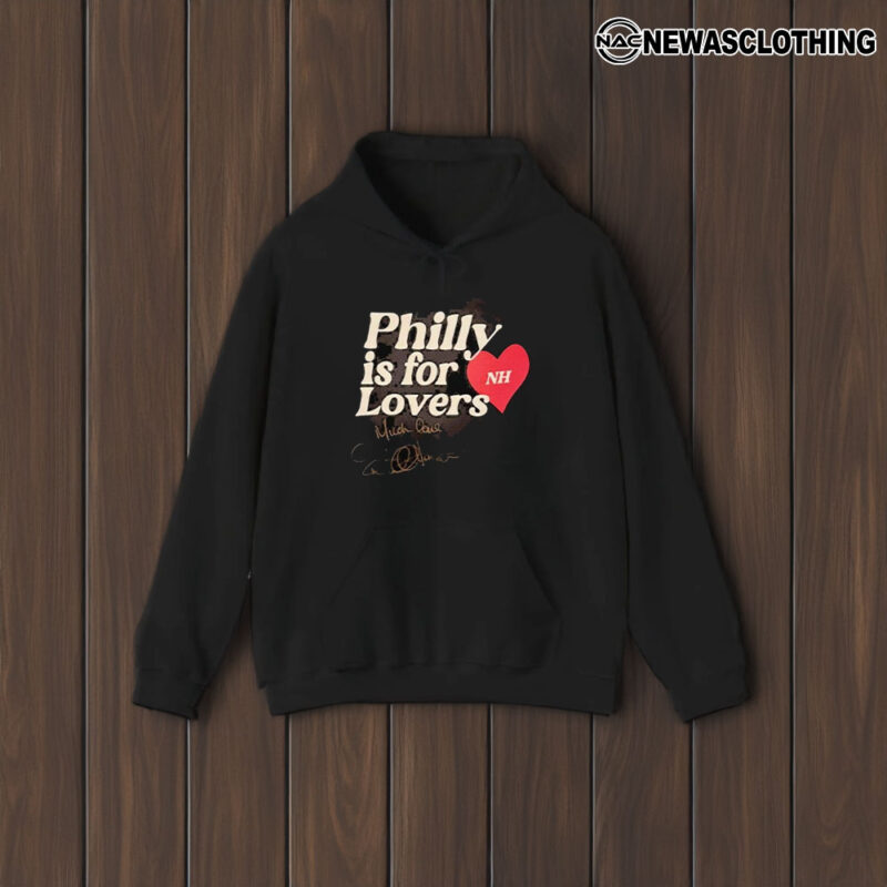 Philly Is For Nh Lovers Much Love Heart T-Shirt1