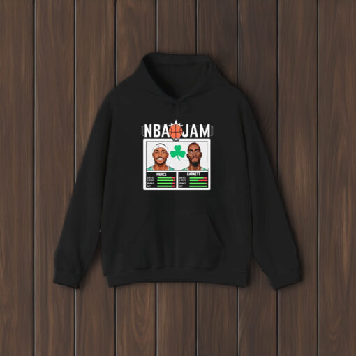 Pierce & Garnett Vintage NBA Jam Tee2