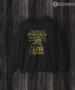 Pilot Star Wars Imperial Fighter Outline T-Shirt