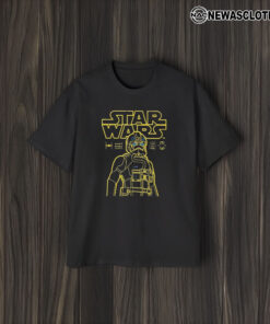 Pilot Star Wars Imperial Fighter Outline T-Shirt2