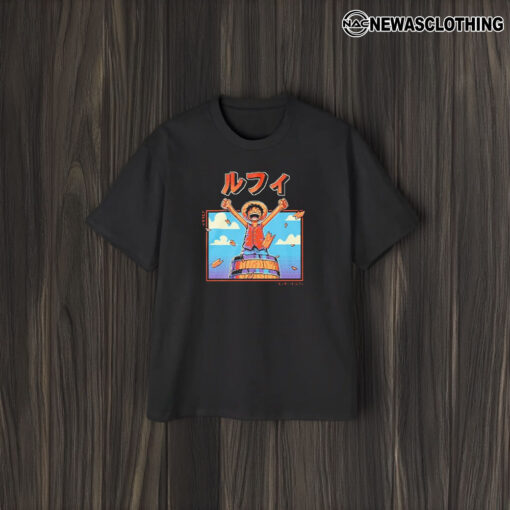 Pixelated King Of The Pirates Yuri Santos T-Shirt2