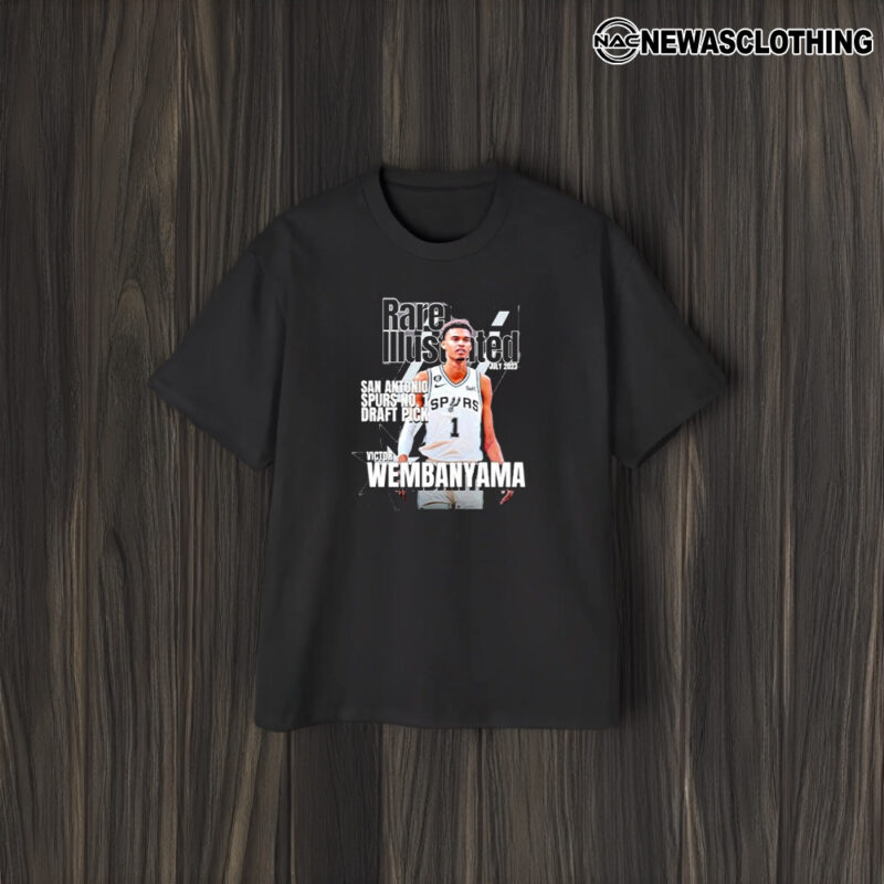 San Antonio Spurs No Draft Pick Victor Wembanyama T-Shirt2