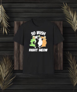 So Irish Right Meow Cat T-Shirt