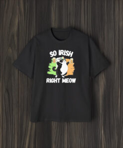 So Irish Right Meow Cat T-Shirt1