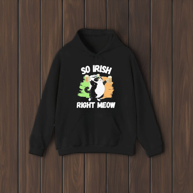 So Irish Right Meow Cat T-Shirt2