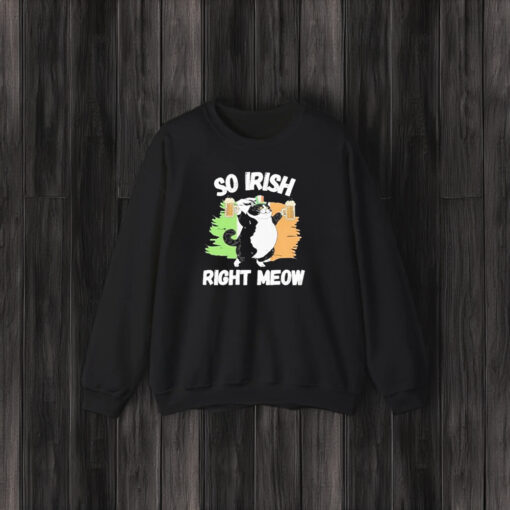 So Irish Right Meow Cat T-Shirt3