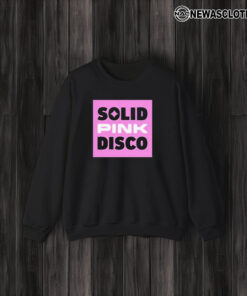 Solid Pink Disco Tee