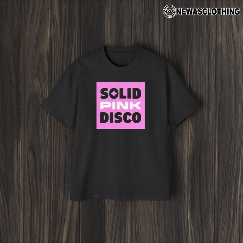 Solid Pink Disco Tee2