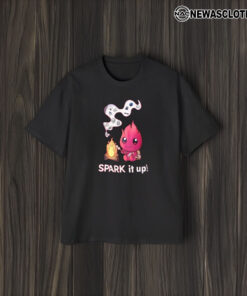 Spark It Up Cute Child Fire With Marshmallow T-Shirt1