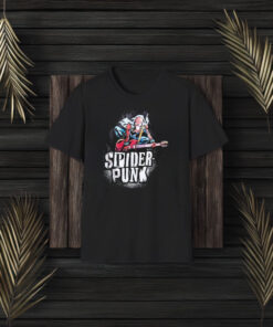 Spider Punk Web-slinging Rockstar T-Shirt3