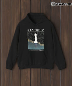 Starship Flight 4 Starbase Tx T-Shirt1