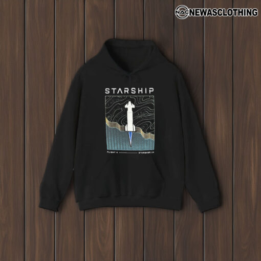 Starship Flight 4 Starbase Tx T-Shirt1