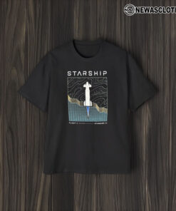 Starship Flight 4 Starbase Tx T-Shirt2